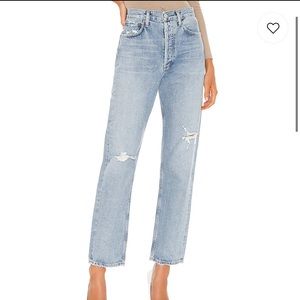 NWT! Agolde 90s jeans in Captured